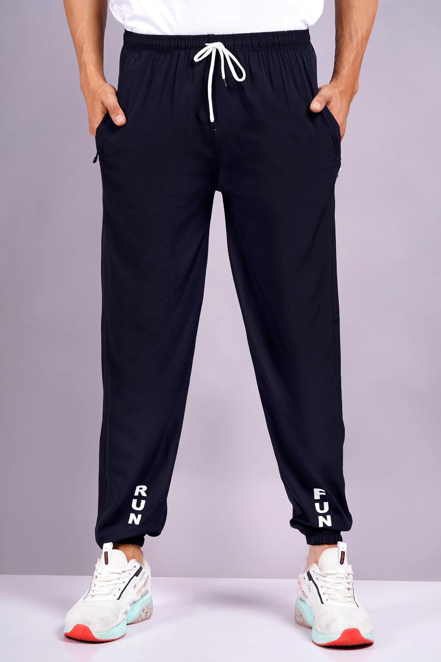 AXOLOTL Men's Jogger Pants with Zipper Pockets