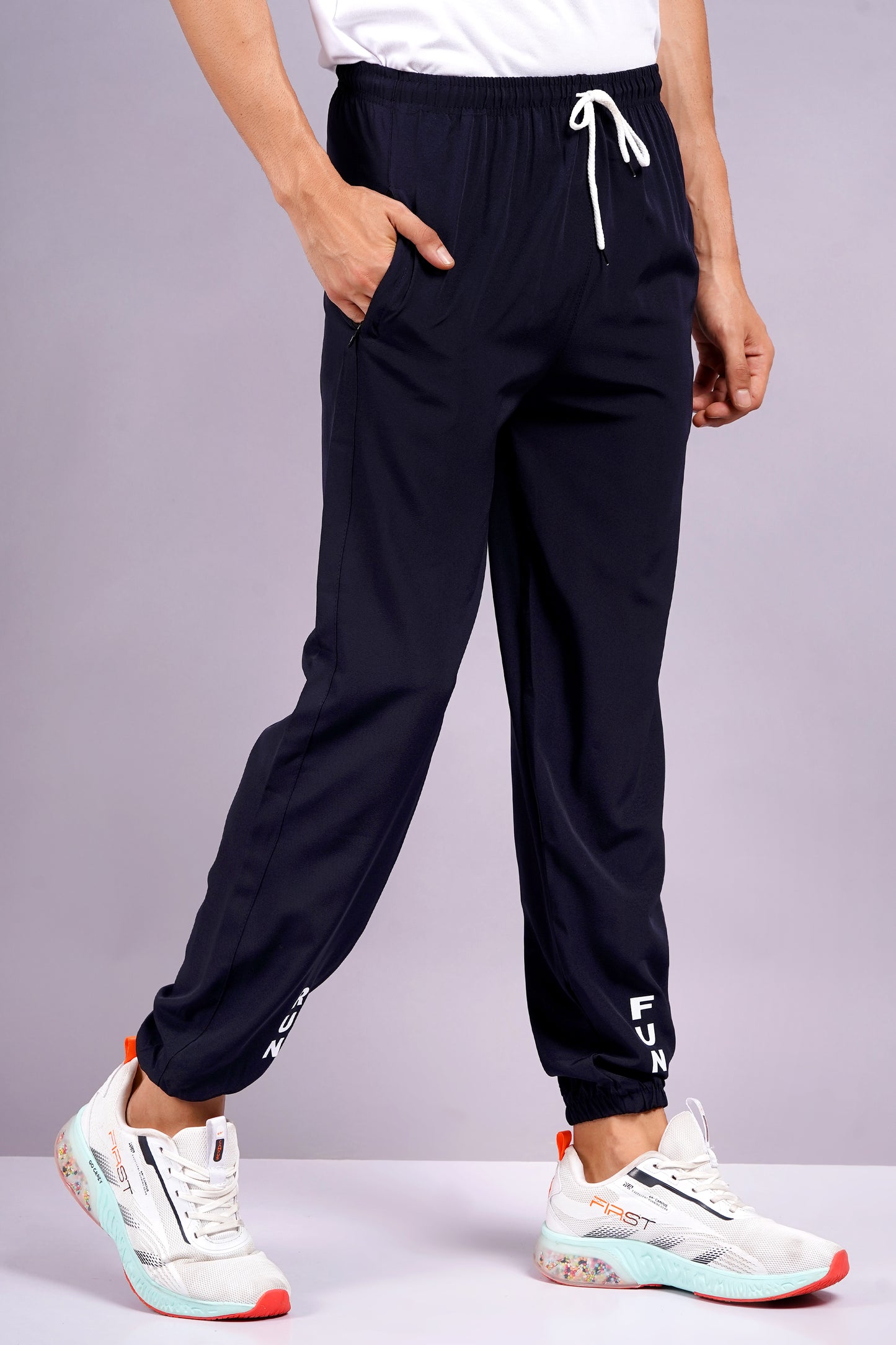 AXOLOTL Men's Jogger Pants with Zipper Pockets