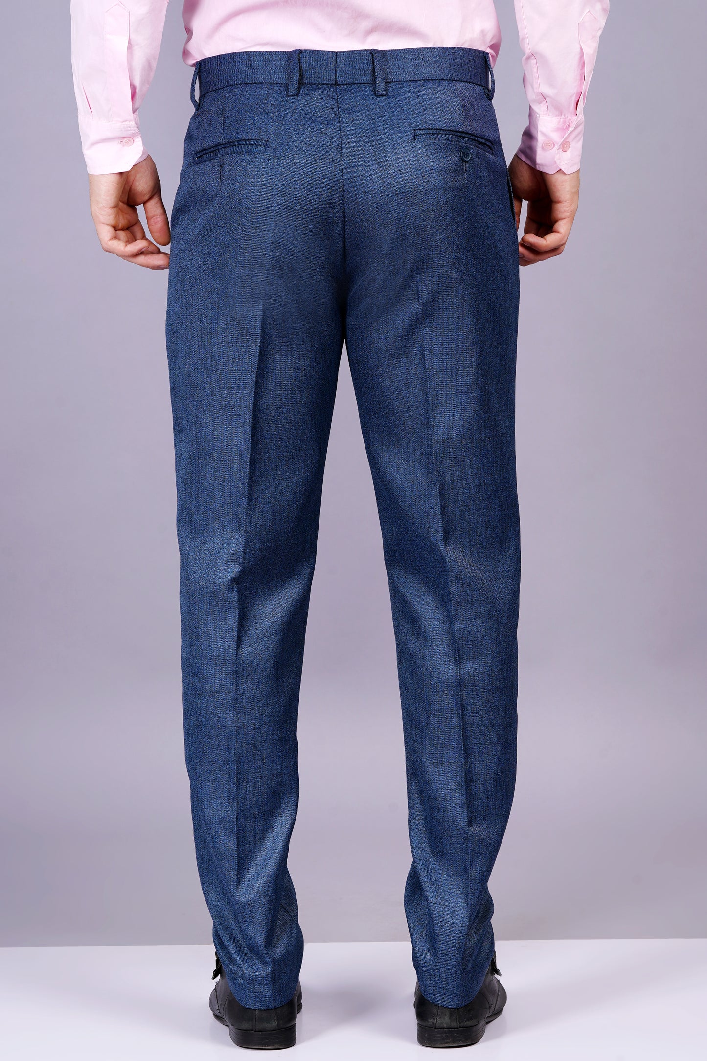 AXOLOTL Premium Two Tone Textured Men Formal Trouser Pant