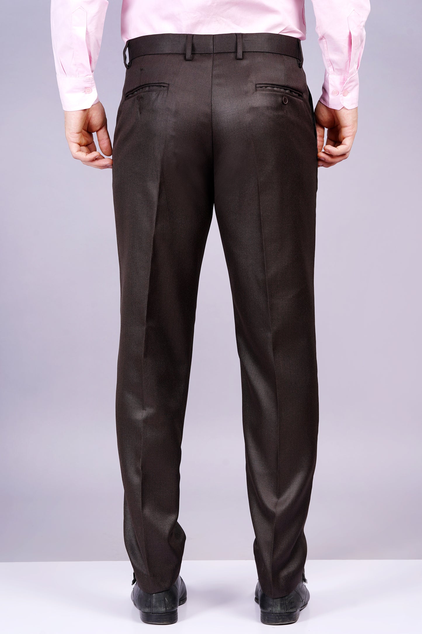 AXOLOTL Premium Two Tone Textured Men Formal Trouser Pant