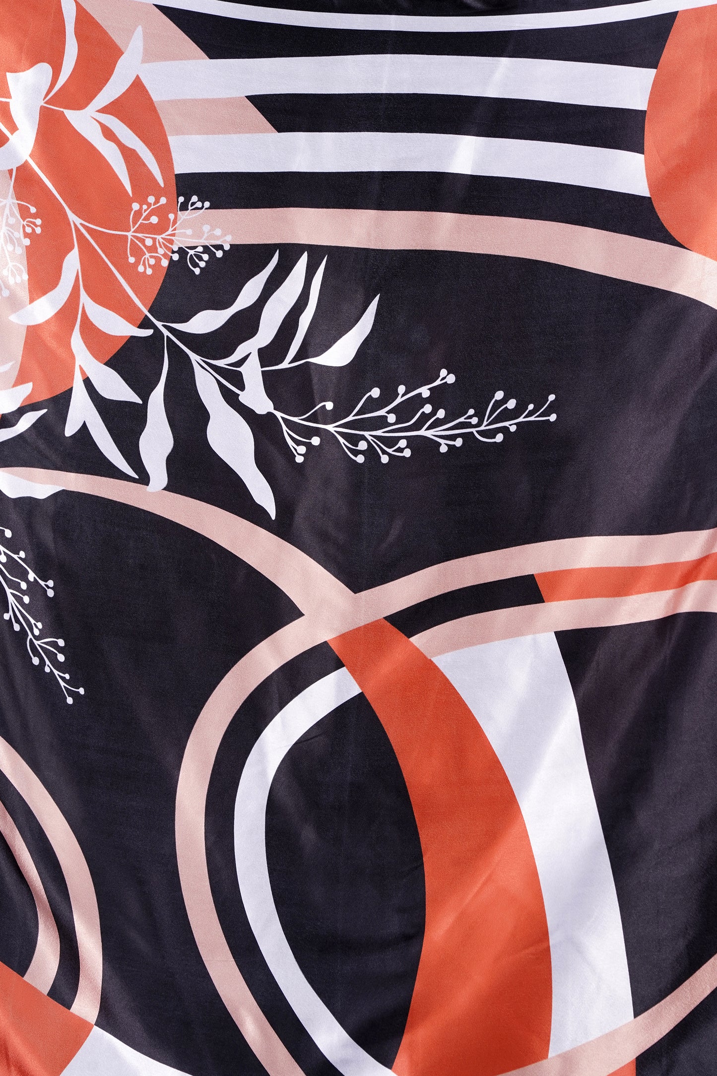 AXOLOTL Satin Silky Elegant Women Digital Print Scarf