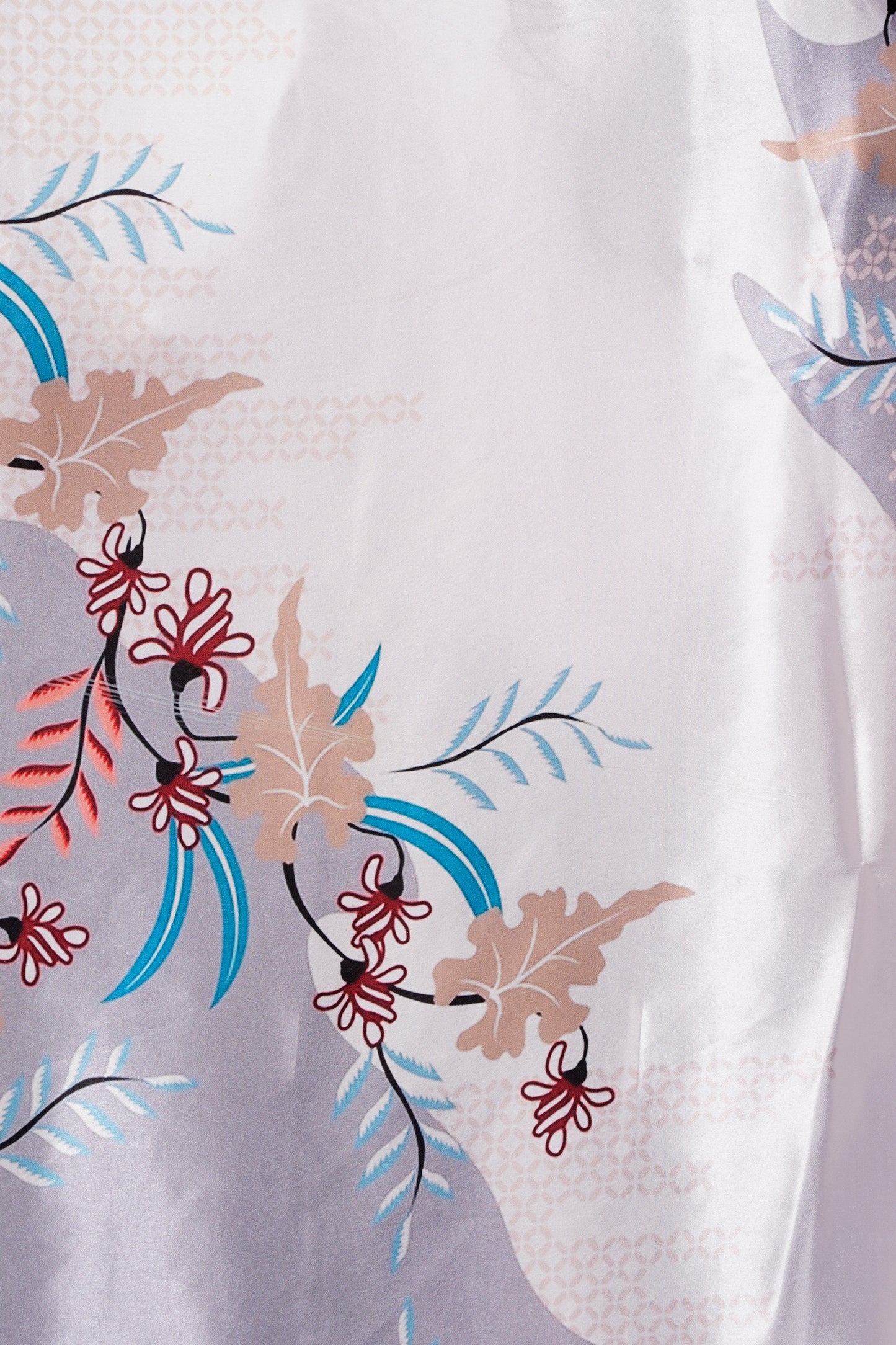 AXOLOTL Satin Silky Elegant Women Digital Print Scarf